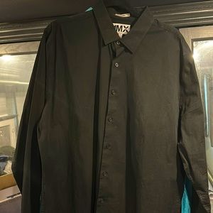Express 1mx fitted dress shirt 18-18.8 xxl ish